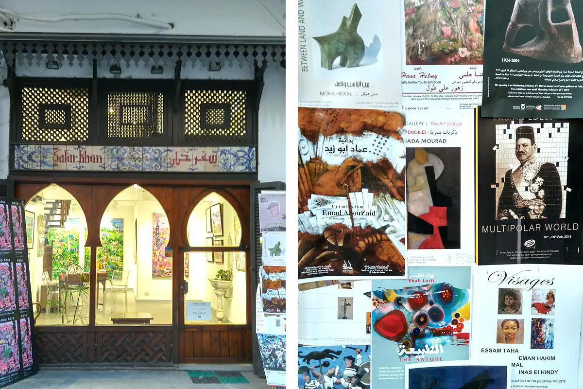 galerías de arte en zamalek
