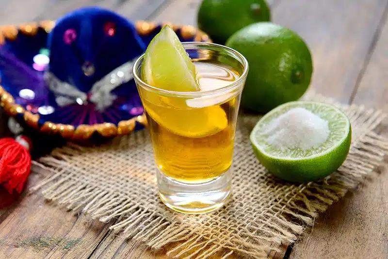 trago de tequila