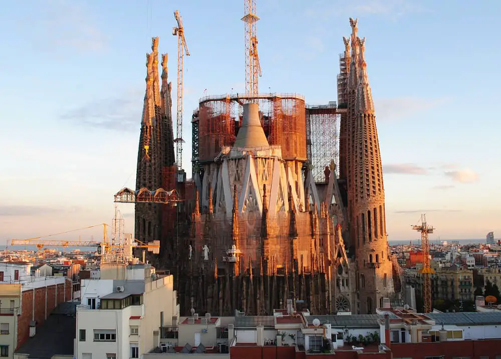 La Sagrada Família desde la terraza del Ayre Hotel Rosellon Barcelona