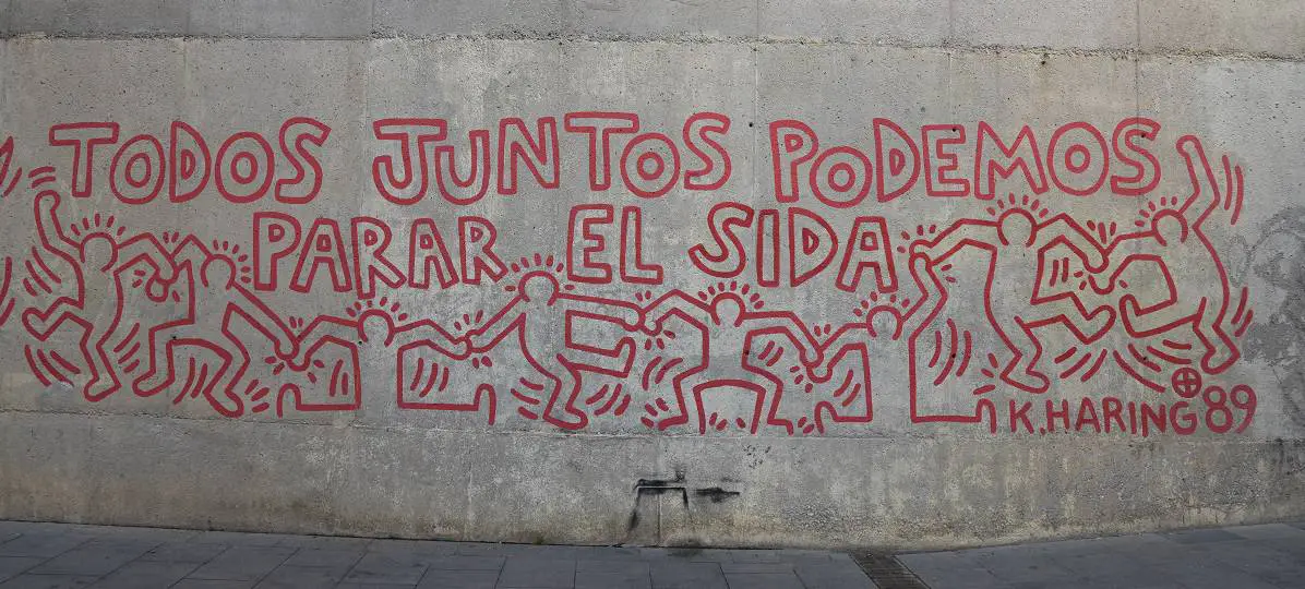 Mural de Keith Haring Barcelona