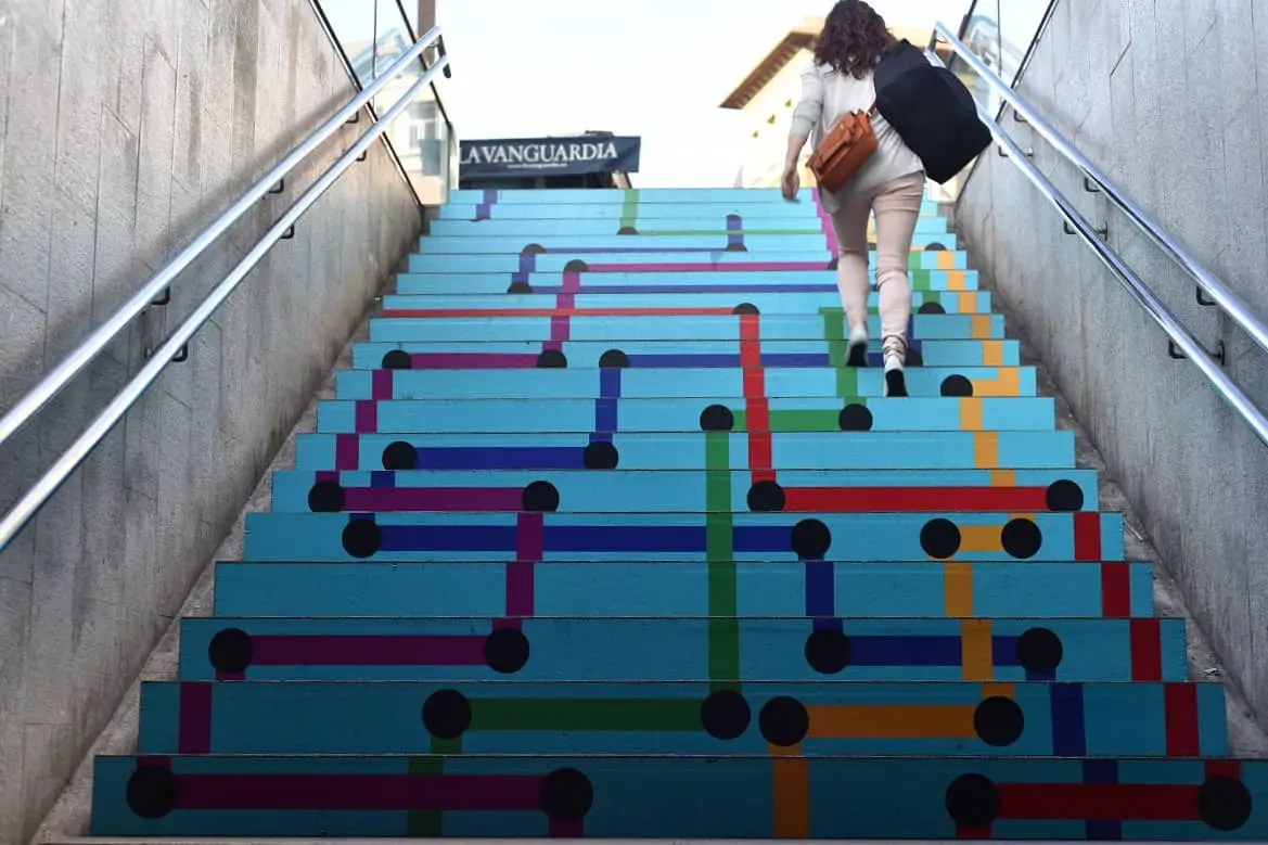 Escaleras Swab 2016 Metro Drassanes