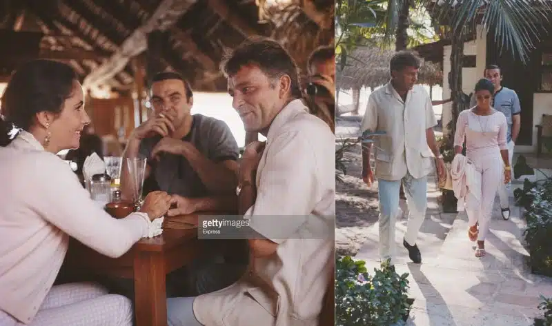 Richard Burton y Elizabeth Taylor en Puerto Vallarta