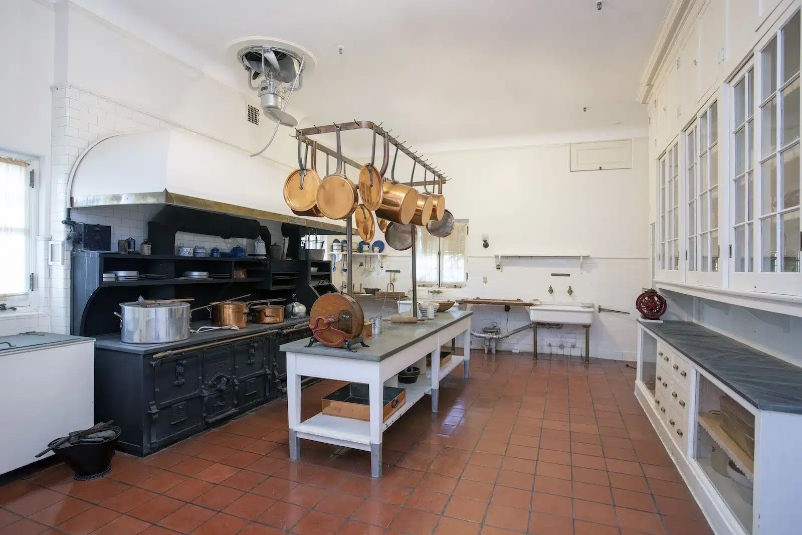 La cocina de arriba del Museo y Jardines Vizcaya de Miami