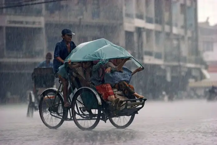 camboya día lluvioso