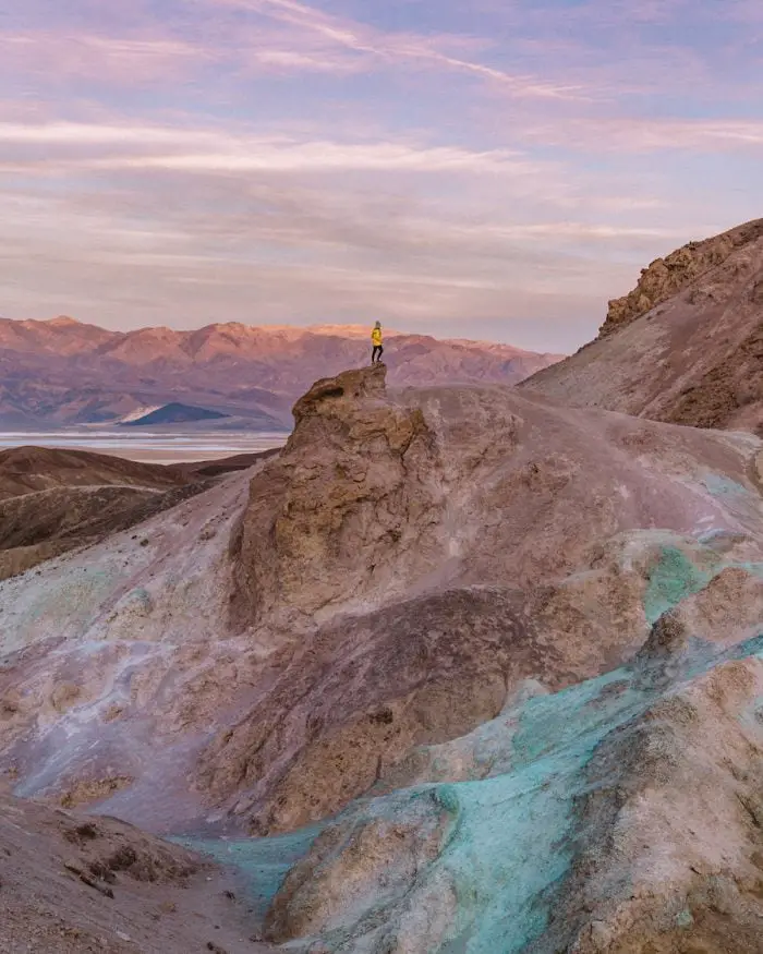Paleta del artista en Death Valley