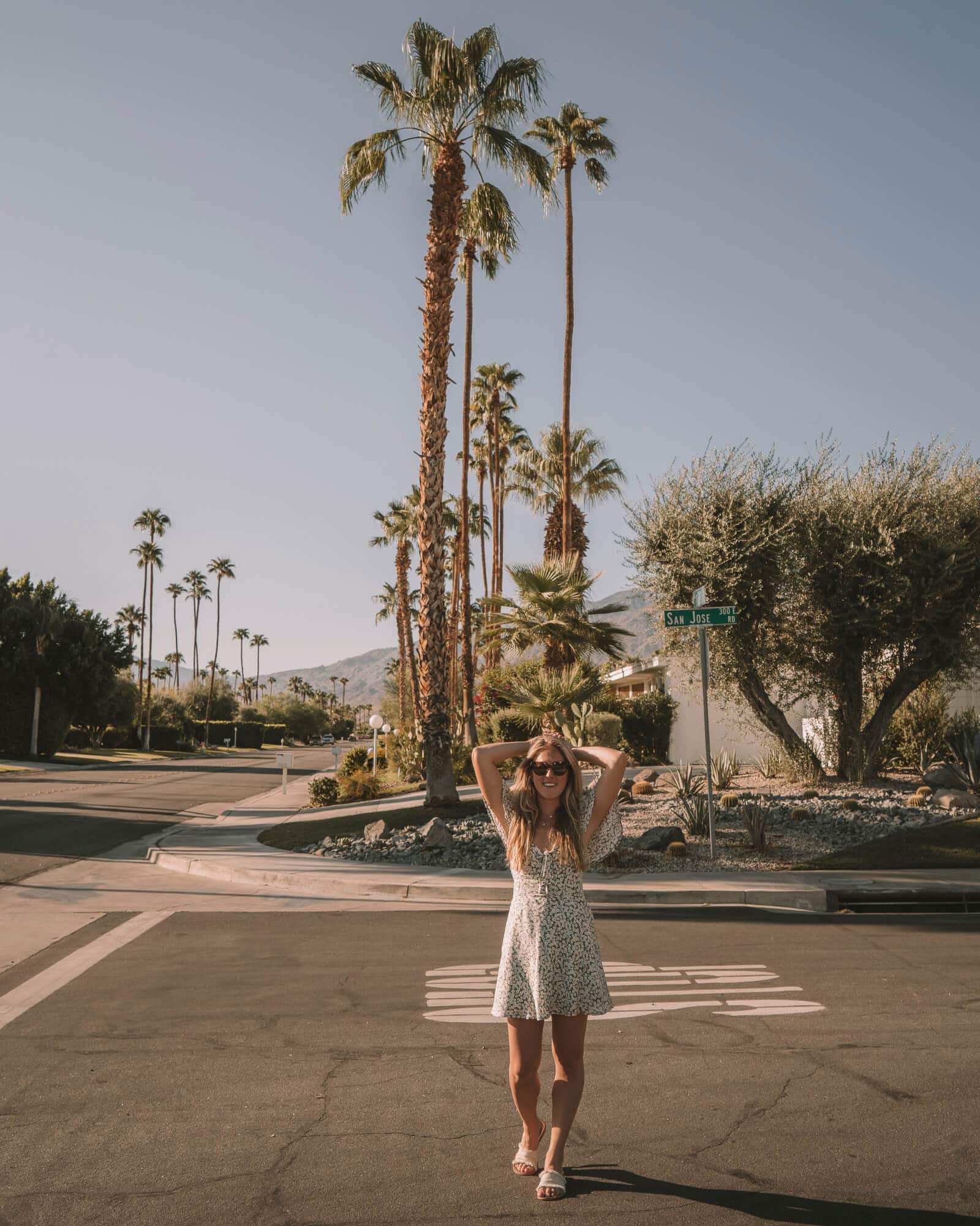 Michelle Halpern de Vive como si fuera el fin de semana en Palm Springs, California