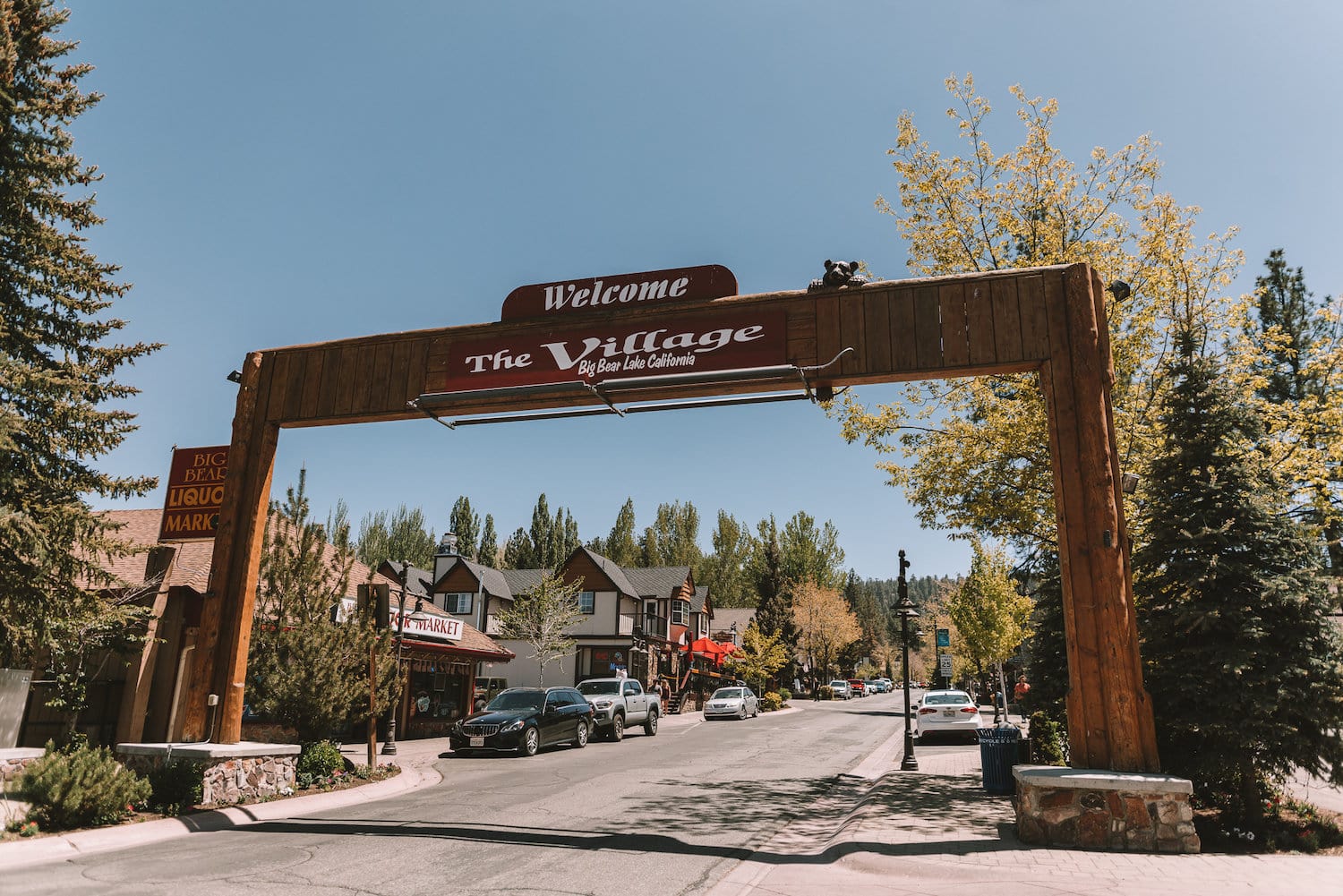 Signo de Big Bear Village