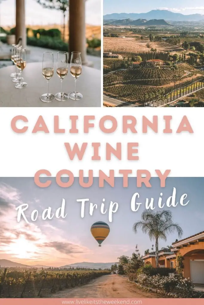 Publicación de blog sobre las mejores regiones vinícolas de California