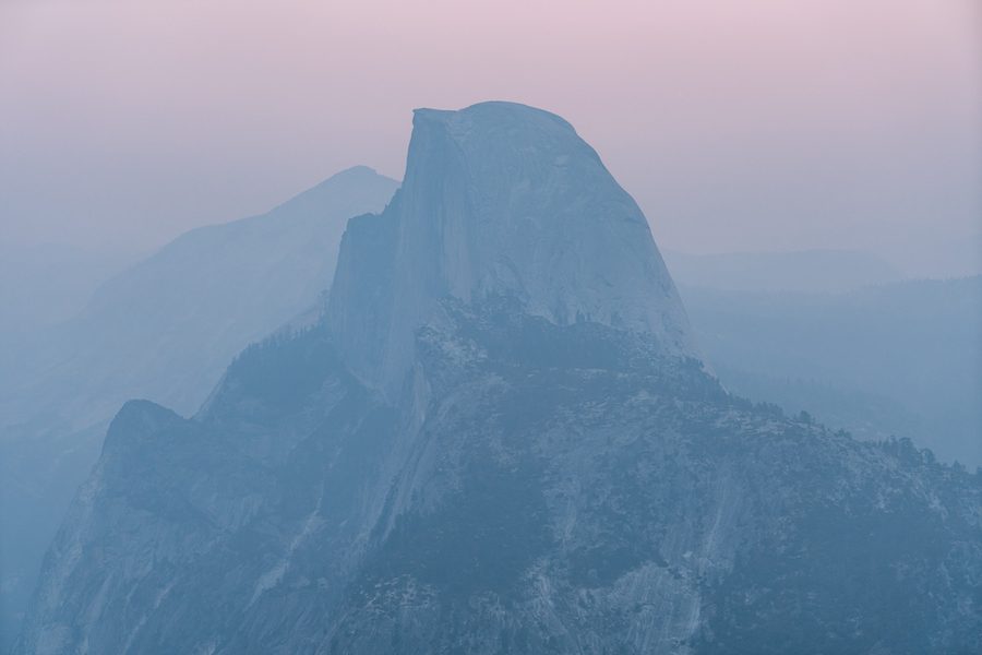 Cosas que hacer en el Parque Nacional Yosemite- Glacier Point al atardecer