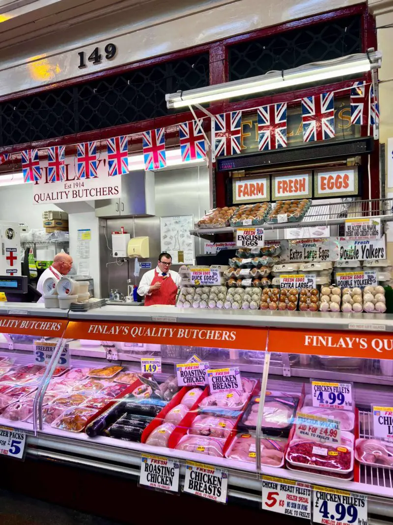 Grainger Market Newcastle Upon Tyne carnicerías