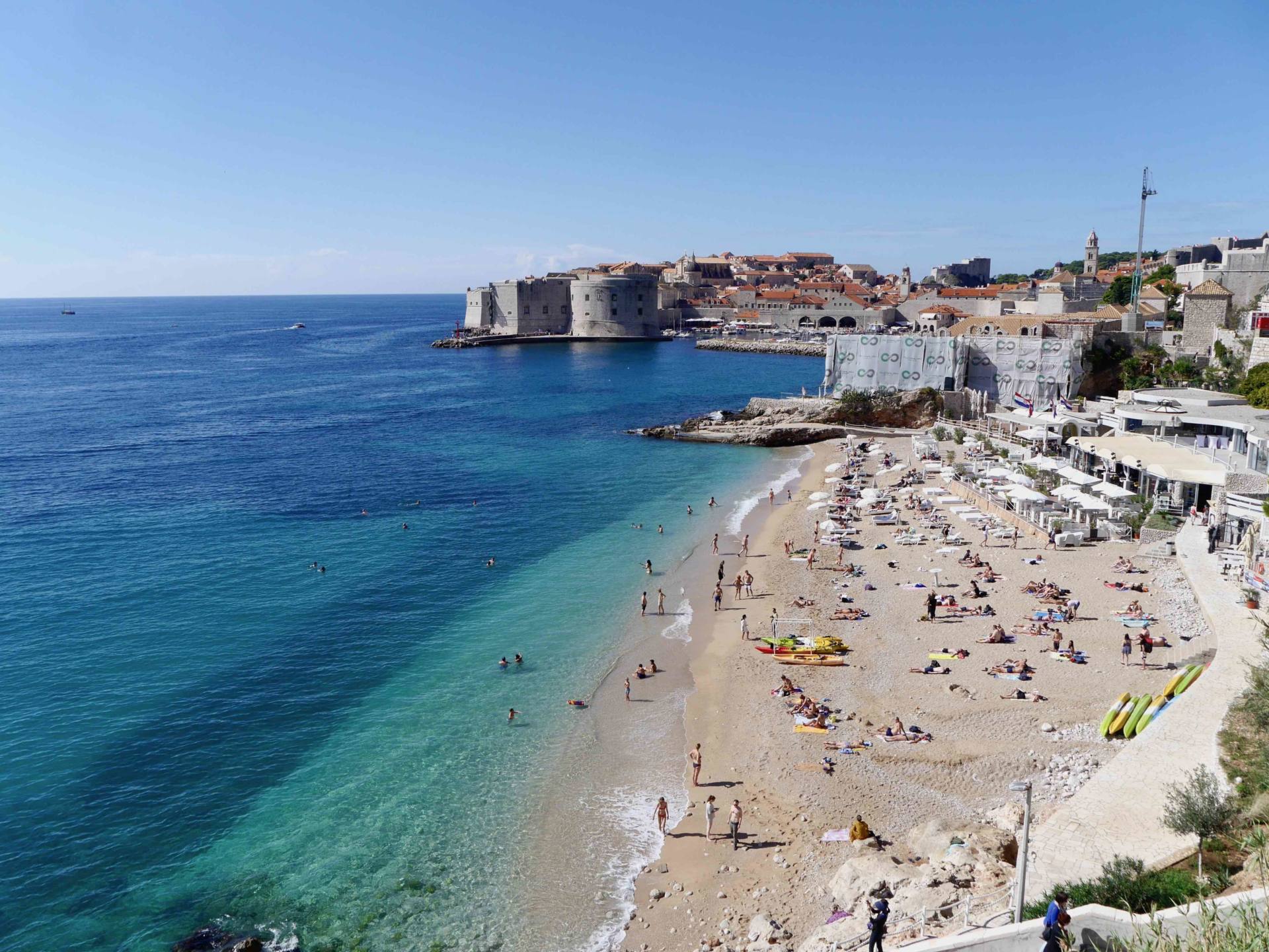 Playa de Banje | Luna de nacimiento en Dubrovnik