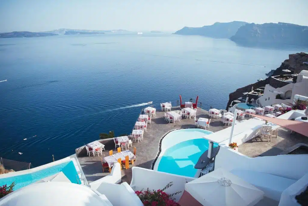 hoteles en santorini