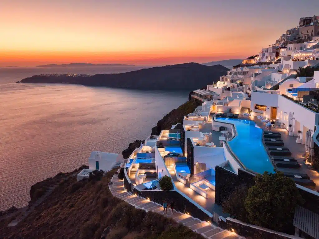 hoteles en santorini