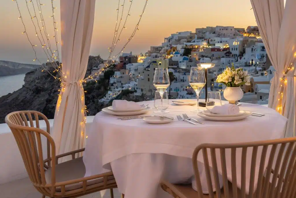 hoteles en santorini