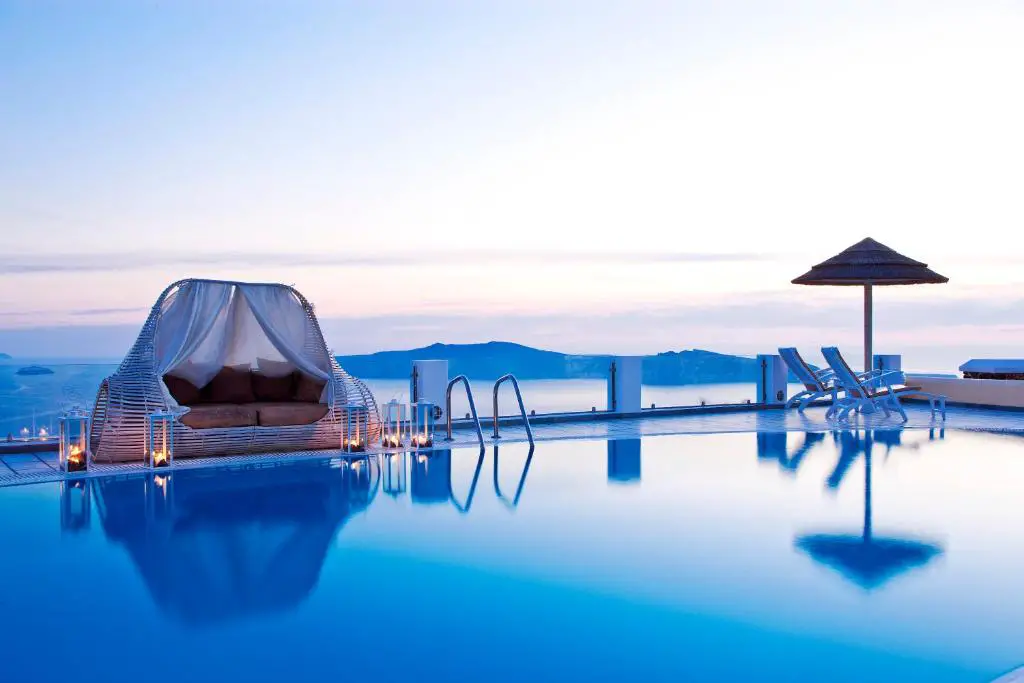 Hoteles en Santorini Grecia: Foto: Booking.com