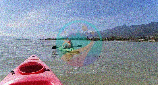 kayak en el lago de Chapala México
