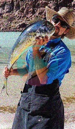 Chef Iván de TOSEO en Isla Espíritu Santo, una reserva marina protegida en Baja California